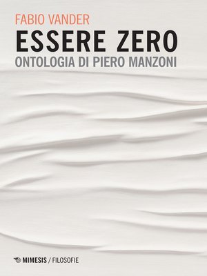 cover image of Essere zero